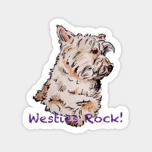 Westies Rock! 2 Sticker